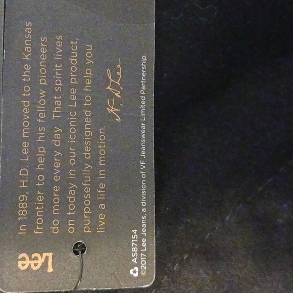 Lee "Flex Motion" Black Straight Leg Mid Rise Regular Pants Size 8 Medium (NWT) - Picture 10 of 12